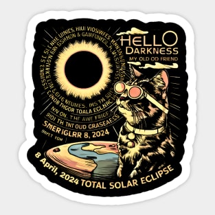 Eclipse Melody: A Serenade to the Cosmos Sticker